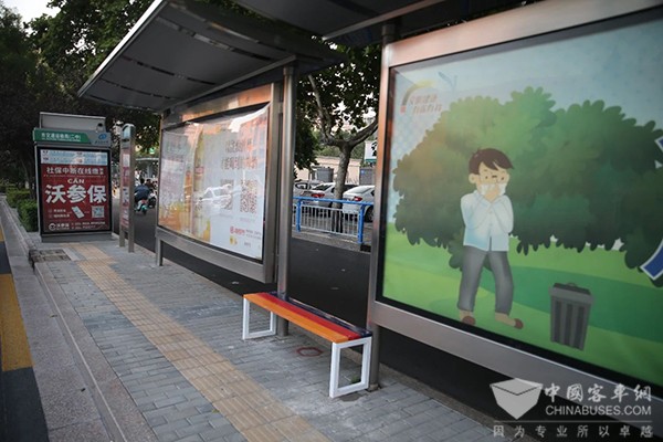 石家庄公交 乘客出行 公交候车亭 便民座椅 升级改造