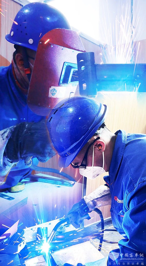 中通客车 大干100天 打赢收官战 焊工技能 比武活动