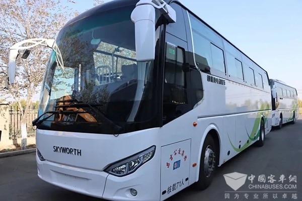 开沃集团 纯电动公交 远赴新疆 自驾交付