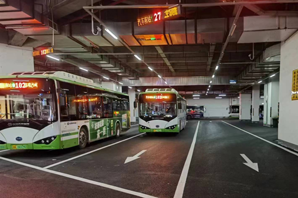 提质改造除隐患 长沙公交汽车南站公交始发场地焕新亮相