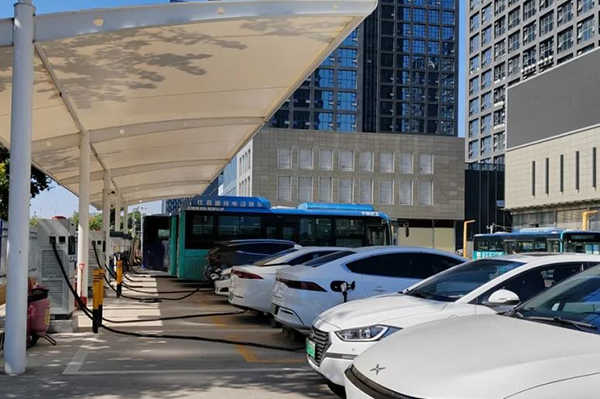 可为社会车辆充电 深圳东部公交宝龙公馆社会充电服务站开放