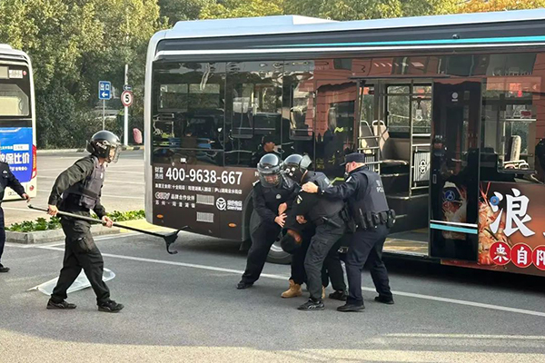防患未然保安全 苏州市公交集团新区公司开展实战安全演练