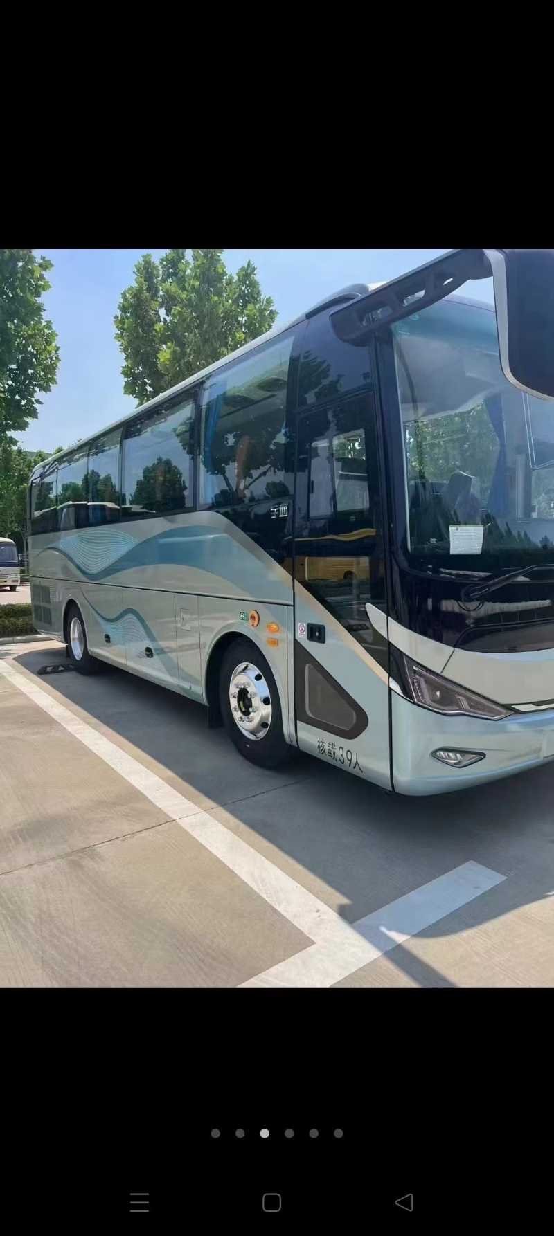 2023年6月 仅上牌6个月国六准新39座宇通6907气囊旅游车