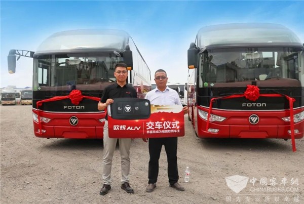 打造丝路文旅新名片 福田欧辉BJ6122交付新疆阿拉尔途腾运输