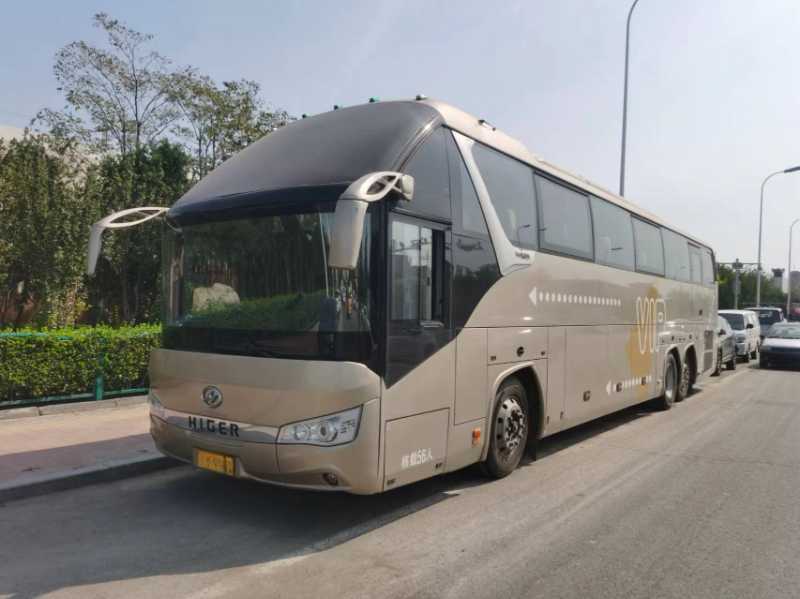 2019年12月 东北配后吊轮国五56座海格6132旅游车 