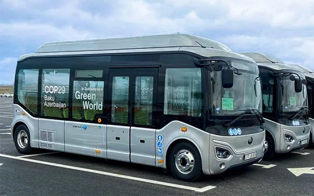 宇通E7S电动巴士 COP29的绿色名片