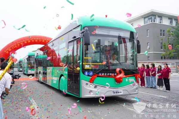 中亚市场再突破!120台安凯新能源客车出口吉尔吉斯斯坦