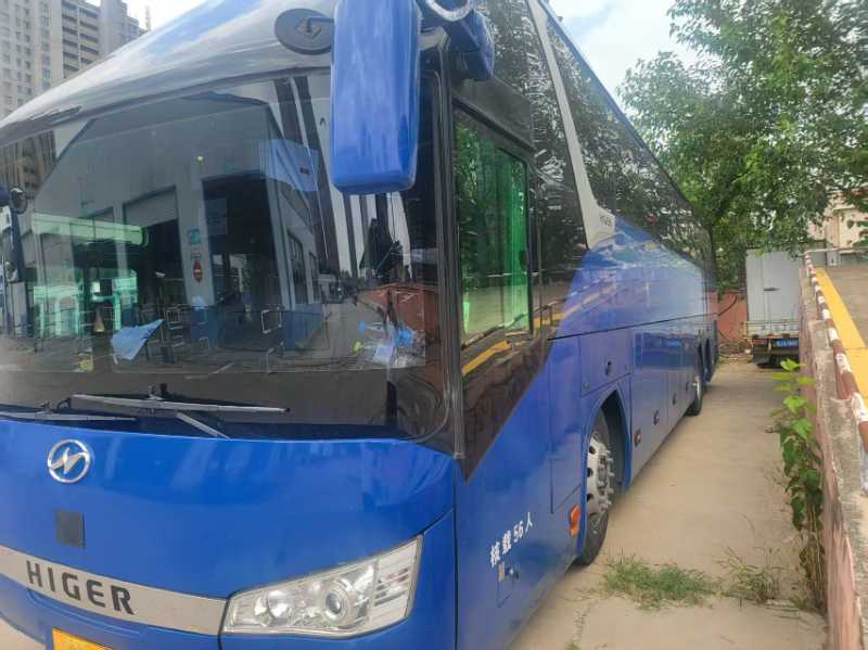 2021年6月上牌国五56座后吊轮锅炉暖风司机睡铺海格6132营运车