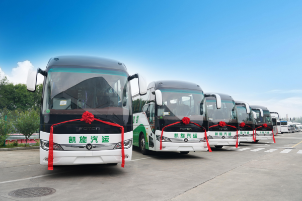 福田欧辉BJ6126批量交付广东凯旋汽运 助力文旅深度融合