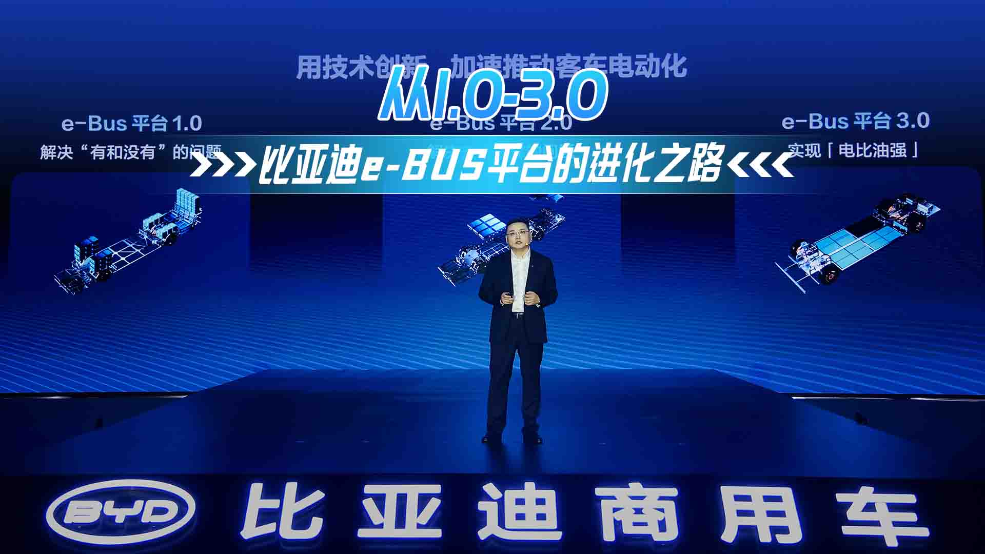 从1.0-3.0,比亚迪e-Bus平台的进化之路 从1.0-3.0,比亚迪e-Bus平台的进化之路