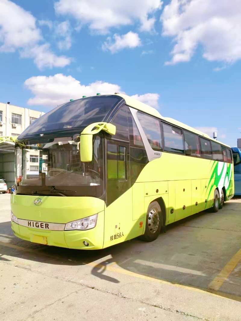 2024年4月上牌国六有公告56座后吊轮海格旅游车