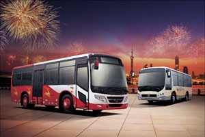 创新前行 恒通两款新概念公交客车巡展获好评