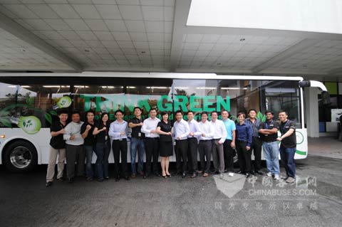 大金龙混合动力客车进军新加坡