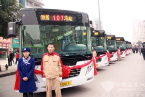 重庆首开区县公交  46辆恒通燃气客车担纲主力