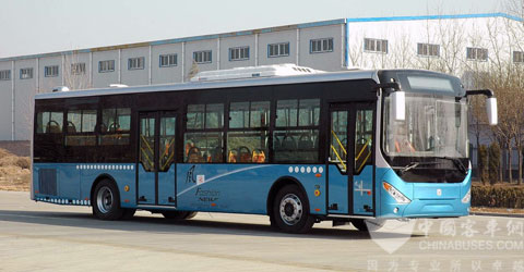 中通10米油电混合城市客车LCK6101GHEV