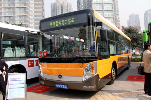 气/电混合动力公交客车CKZ6116HENV3