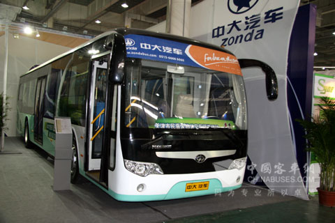 2010中国（天津）国际车展中大混合动力客车