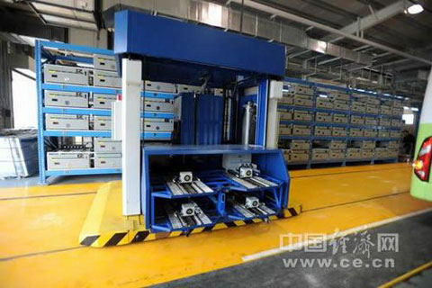 自动更换车辆电池的机器