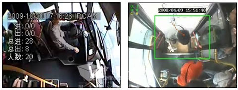 即时人数统计信息                       智能分析进出乘客