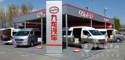 2010北京车展上九龙汽车展台