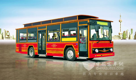 蜀都客车系列仿古观光巴士