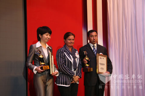 宇通获得2010BAAV年度最佳环保巴士奖 