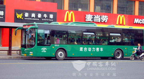 金旅混合动力车