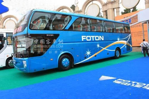 交通展回顾：一层半客车大比拼之福田BJ6125