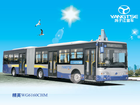 扬子江精英WG6160CHM4型铰接城市客车
