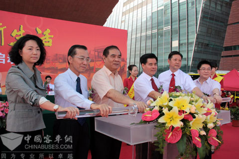 80辆大金龙清洁能源公交客车服务广州亚运会