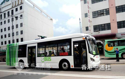 香港引进的首部“超级电容”巴士