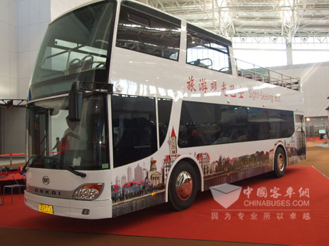 安凯双层敞篷观光大巴HF6110GS-1