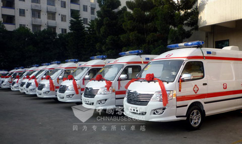 23辆大金龙妇幼保健专用车整装待发