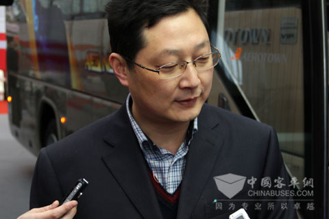 江淮客车董事长王江安接受XINGKONG.COM访问