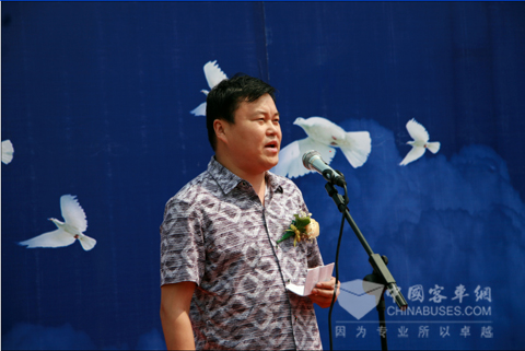 郑州佳华汽车服务有限公司副总经理张戈致辞