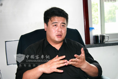 北旅时代旅游客运分公司副总经理程波