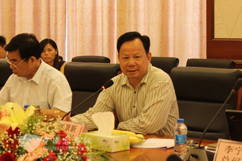 五洲龙客车董事长张景新致辞