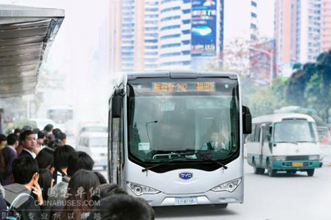 比亚迪纯电动公交K9