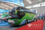 绿色黄海大巴华丽亮相旅游产业博览会