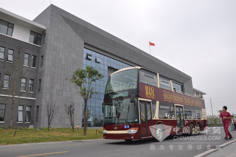 安凯双层敞篷车将亮相英国伦敦