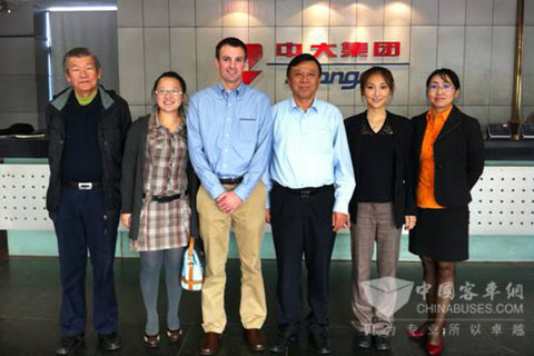 美国肯塔基州商务发展厅领导考察中大汽车