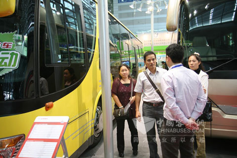 安凯纯电动客车成为展会一大亮点