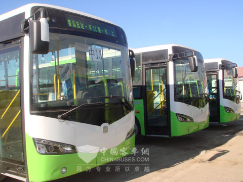 搭载江淮HFC6782KYGF底盘的国Ⅳ公交车