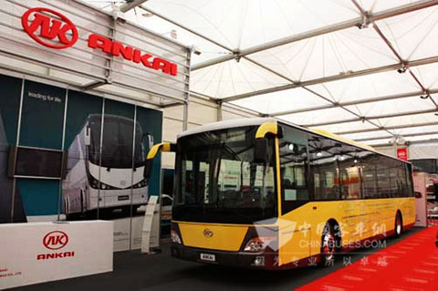 安凯纯电动客车参加比利时车展