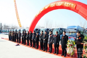 18辆安凯快充式纯电动公交投入淄博运营