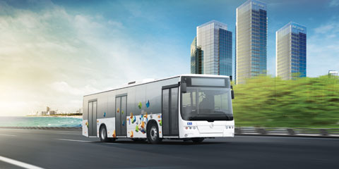 XML6125CL三开门低底板公交车