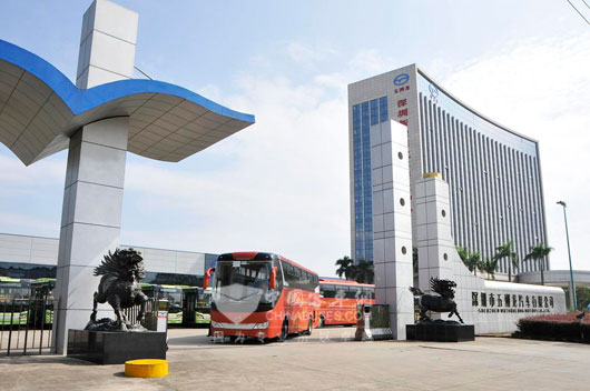 出口苏丹的五洲龙豪华旅游巴士