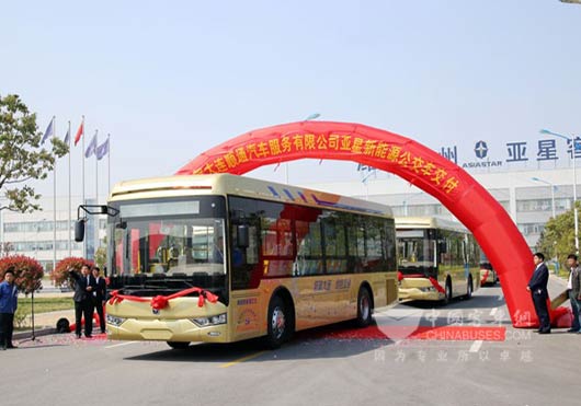 亚星JS6108GHEVC批量交付大连