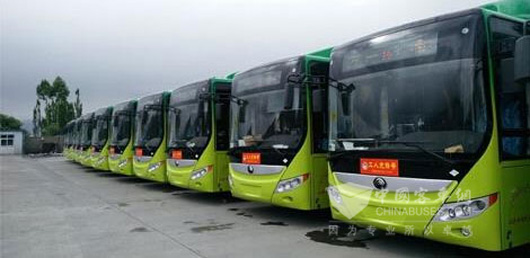 宇通新能源气电混合式公交车