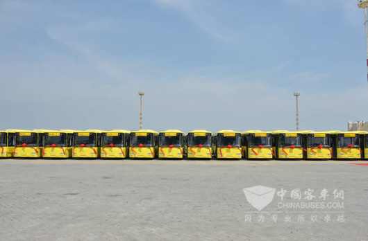 1060辆大金龙校车出口为中国制造加分